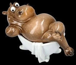 Lustige Nilpferd Figur In Badewanne -Modell Und Figurengeschäft 2D FS25928 Lustige Nilpferd Figur in Badewanne 2 1280x1280