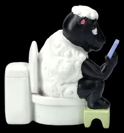 Lustige Schaf Figur - Handyzeit Am Klo -Modell Und Figurengeschäft 2D FS25932 Lustige Schaf Figur Handyzeit am Klo 6 1280x1280