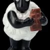Lustige Schaf Figur - Schokolade Auf Der Waage