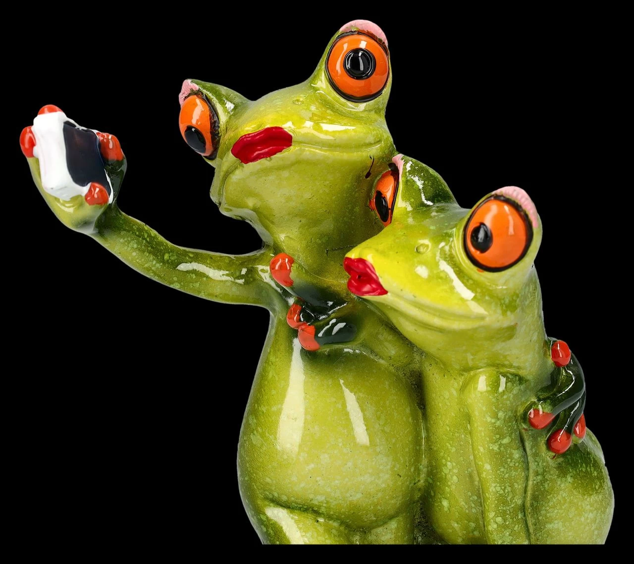 Lustige Frosch Figur - Liebespaar Selfie 7 Lustige Frosch Figur - Liebespaar Selfie – Bild 7