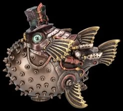 Steampunk Kugelfisch Figur - Fugu