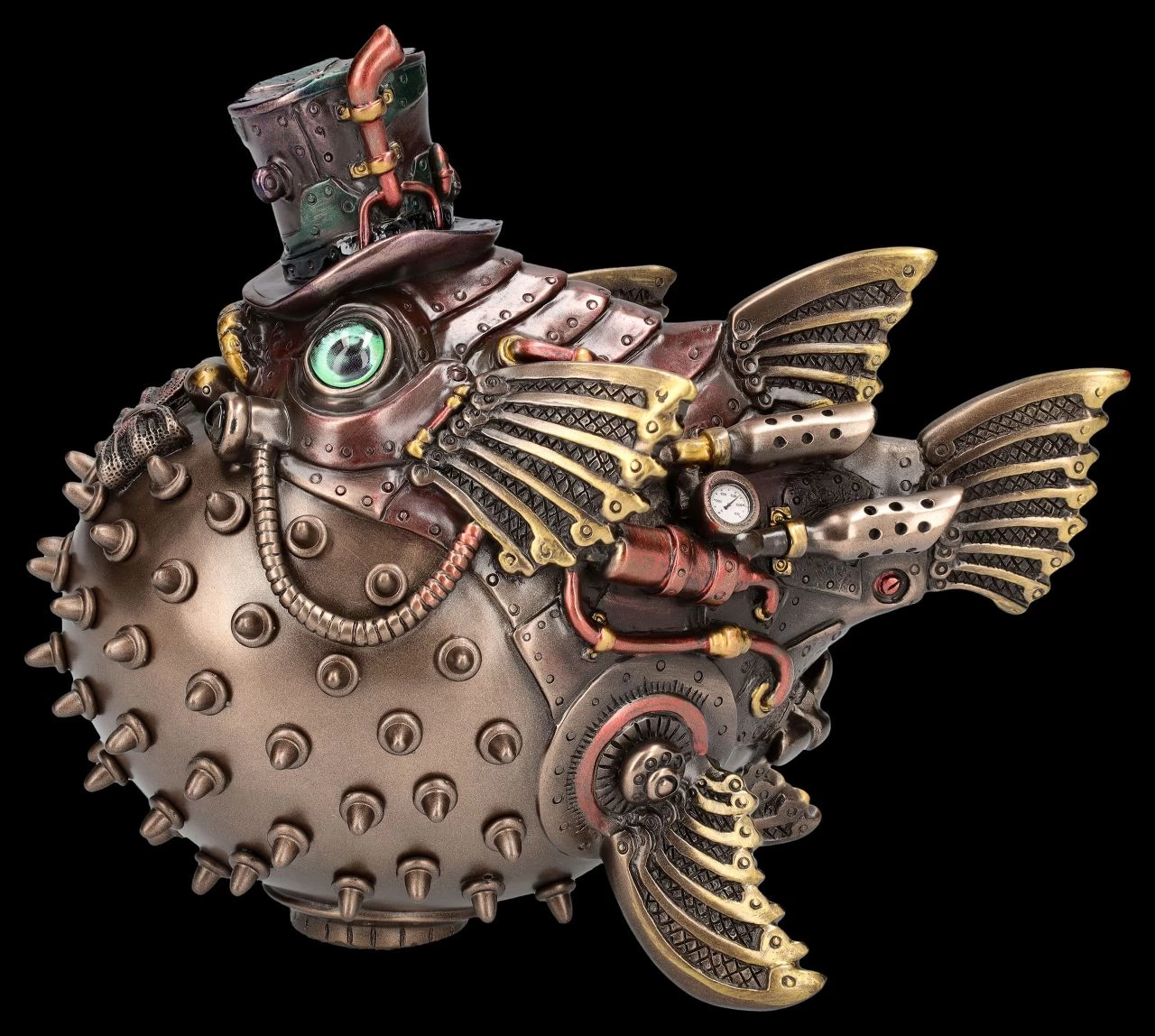 Steampunk Kugelfisch Figur - Fugu 1 Steampunk Kugelfisch Figur - Fugu