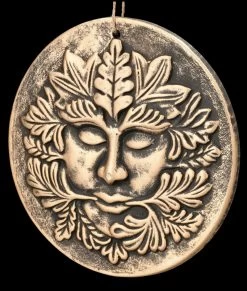 Wandrelief Terrakotta - Greenman -Modell Und Figurengeschäft 2D FS26019 Wandrelief Terrakotta Greenman 4 1280x1280