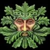 Wandrelief - Blatt-Bärtiger Greenman