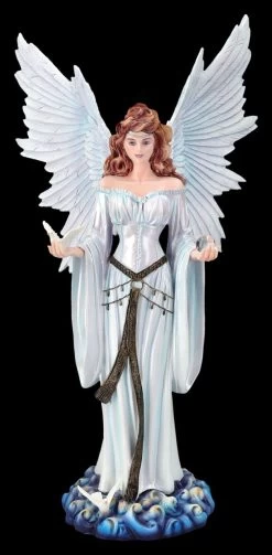 Engelfigur Mit Tauben - Himmelsfrieden