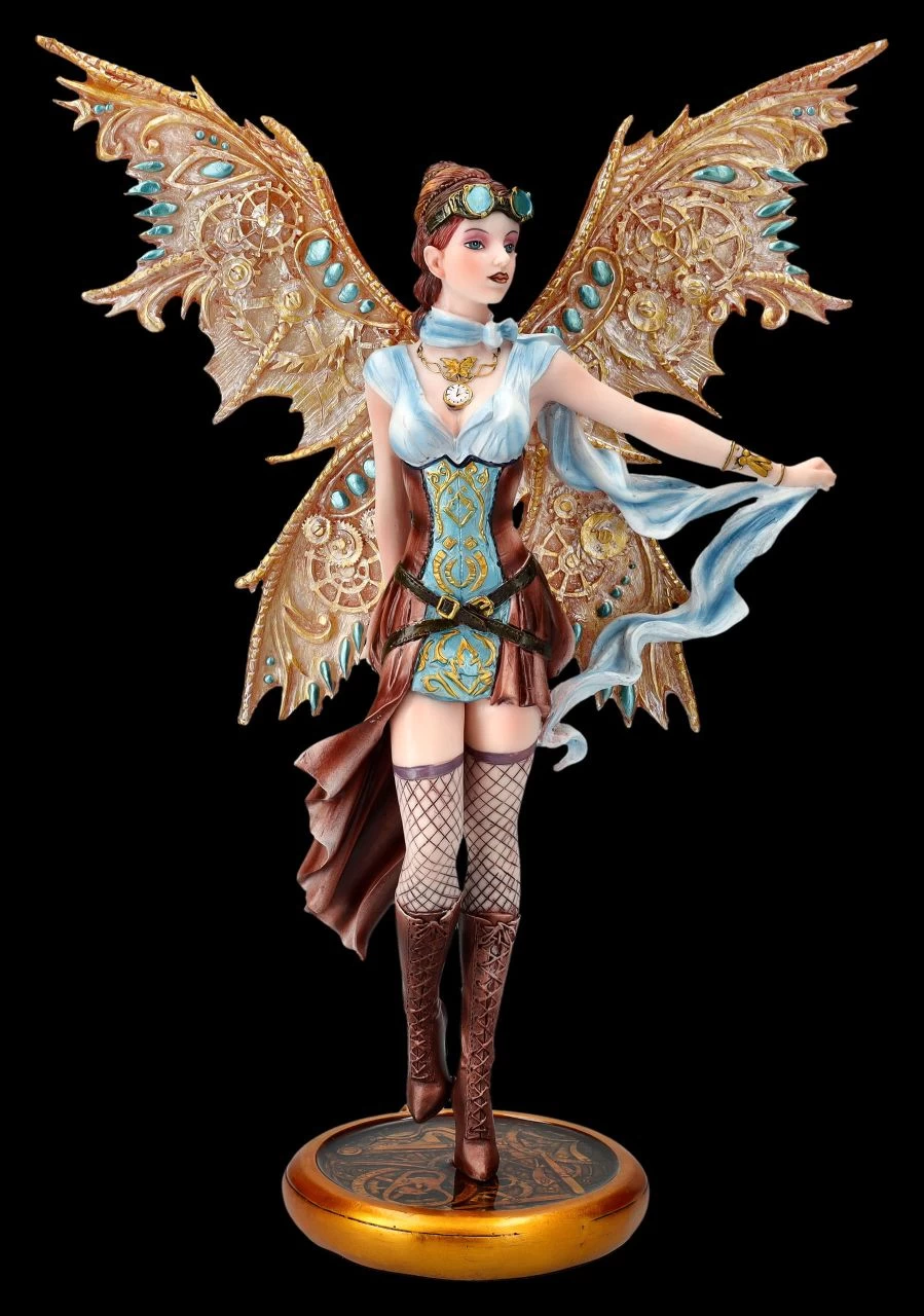 Elfen Figur - Steampunk Fairy Landora 1 Elfen Figur - Steampunk Fairy Landora