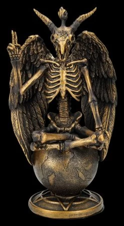 Baphomet Figur Als Skelett