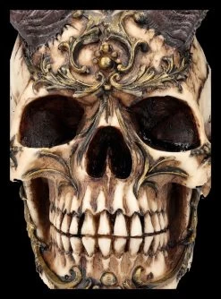 Totenkopf Figur Mit Hörnern - Diablo Skull -Modell Und Figurengeschäft 2D FS26190 Totenkopf Figur mit H rnern Diablo Skull 4 1280x1280