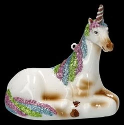 Weihnachtskugel - Einhorn
