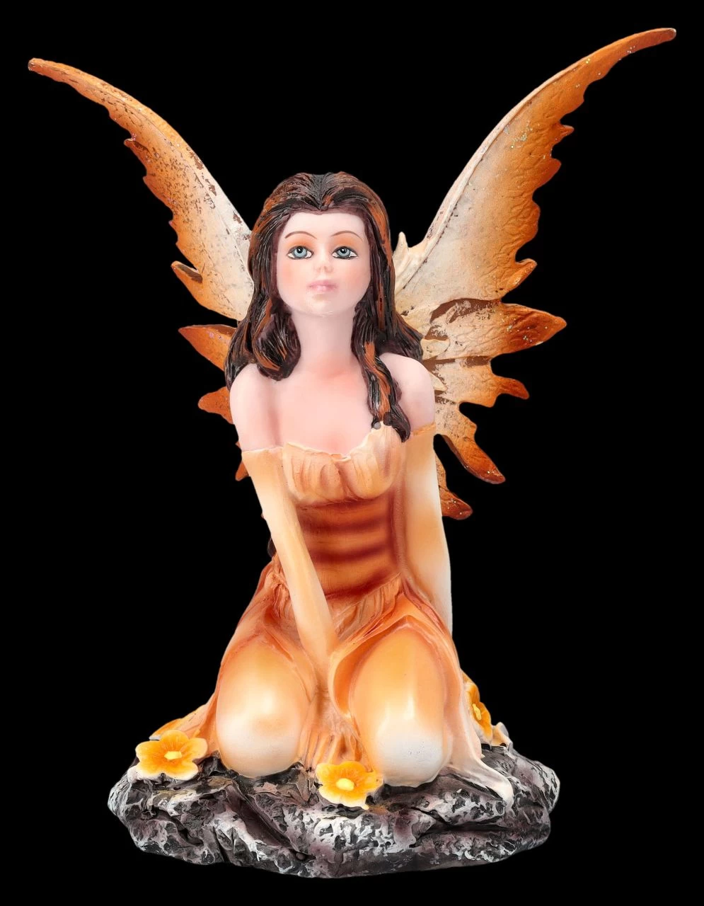 Elfenfigur - Thalior In Orangem Kleid 2 Elfenfigur - Thalior In Orangem Kleid – Bild 2