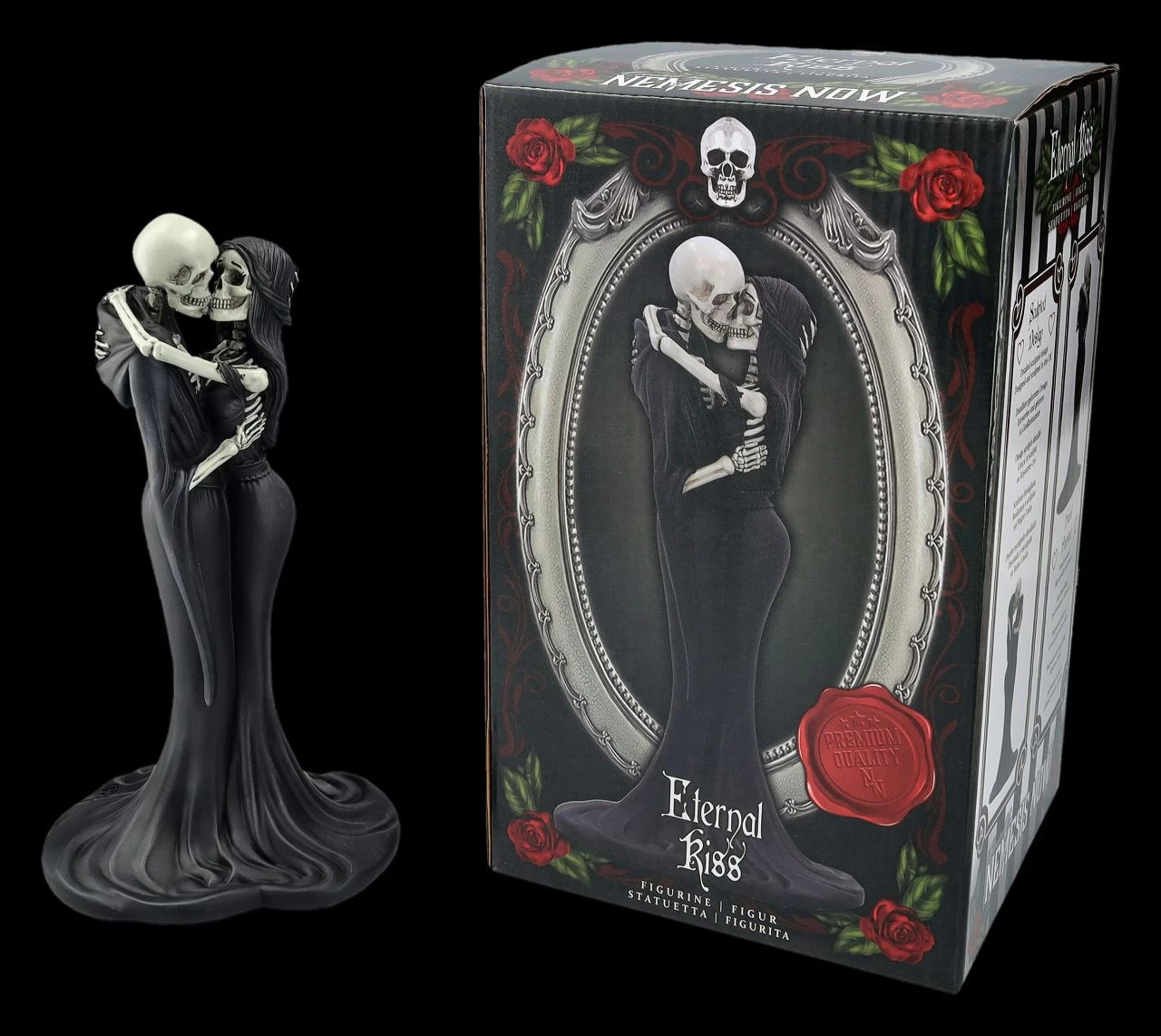 NEMESIS NOW Skelettfiguren - Ewiger Kuss - Eternal Kiss 2 NEMESIS NOW Skelettfiguren - Ewiger Kuss - Eternal Kiss – Bild 2