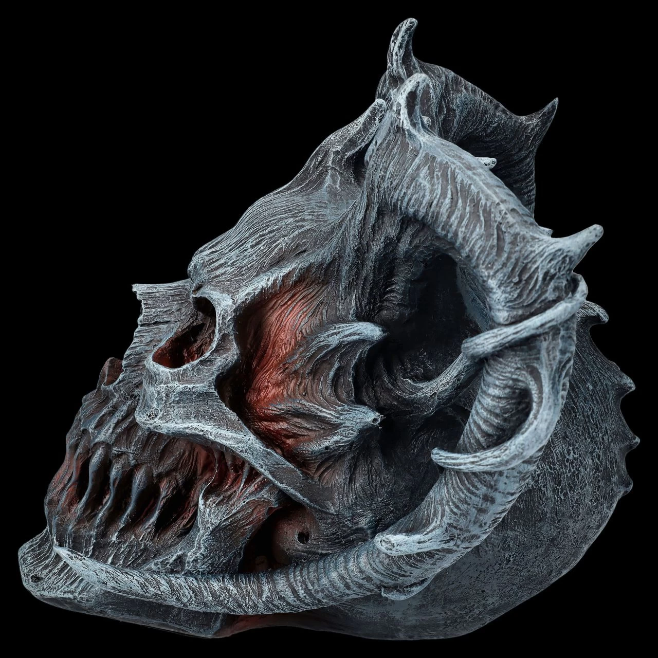 Spiral Totenkopf Figur Mit Hörnern - Death Embers 3 Spiral Totenkopf Figur Mit Hörnern - Death Embers – Bild 3