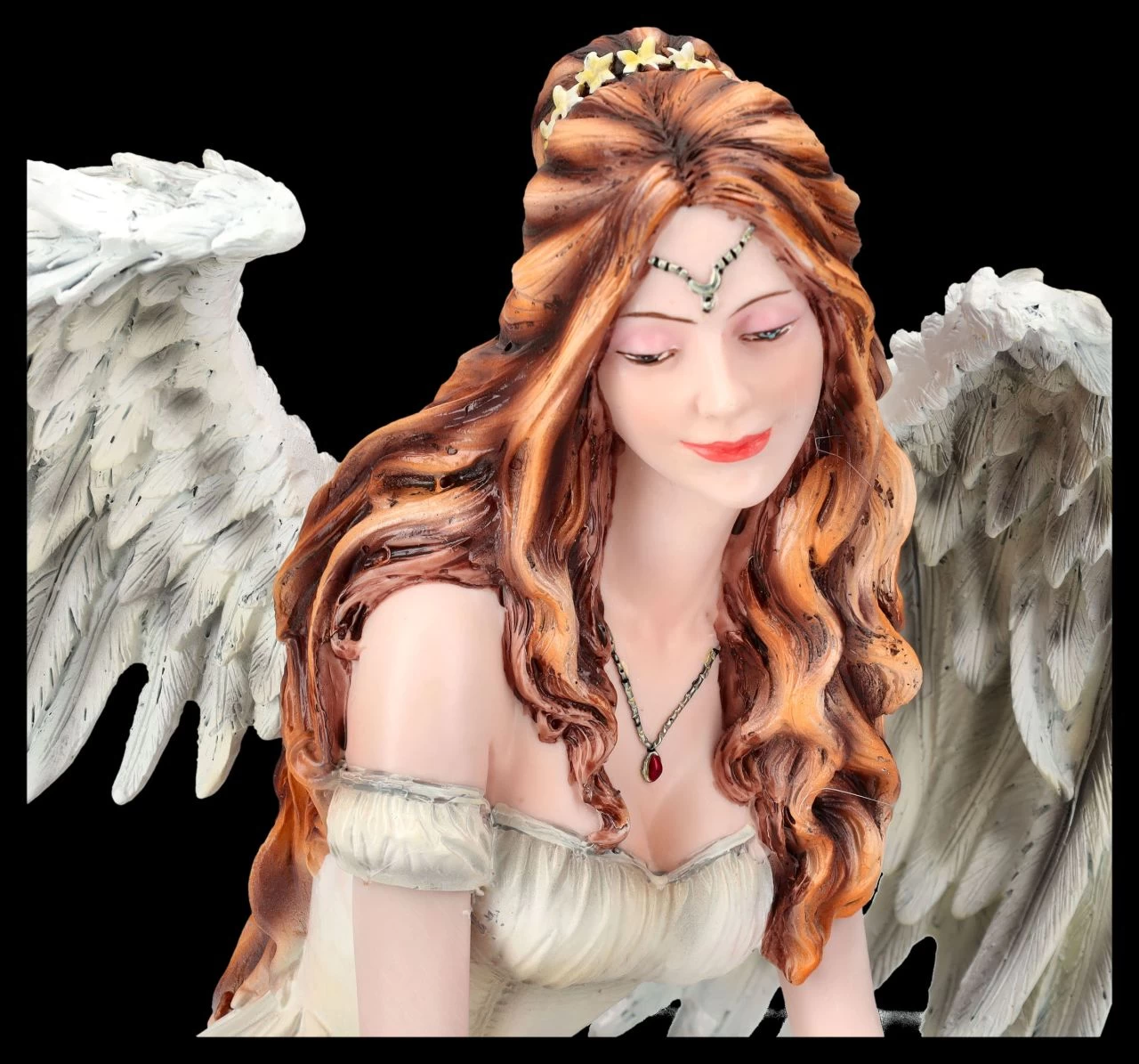 Engelfigur - Schutzengel Calien Mit Rosen 7 Engelfigur - Schutzengel Calien Mit Rosen – Bild 7