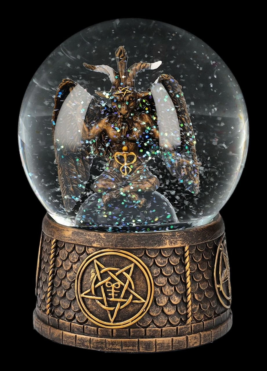 Schneekugel Mit Baphomet 2 Schneekugel Mit Baphomet – Bild 2