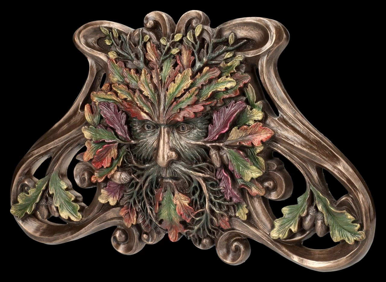 Wandrelief - Greenman Herbst 3 Wandrelief - Greenman Herbst – Bild 3