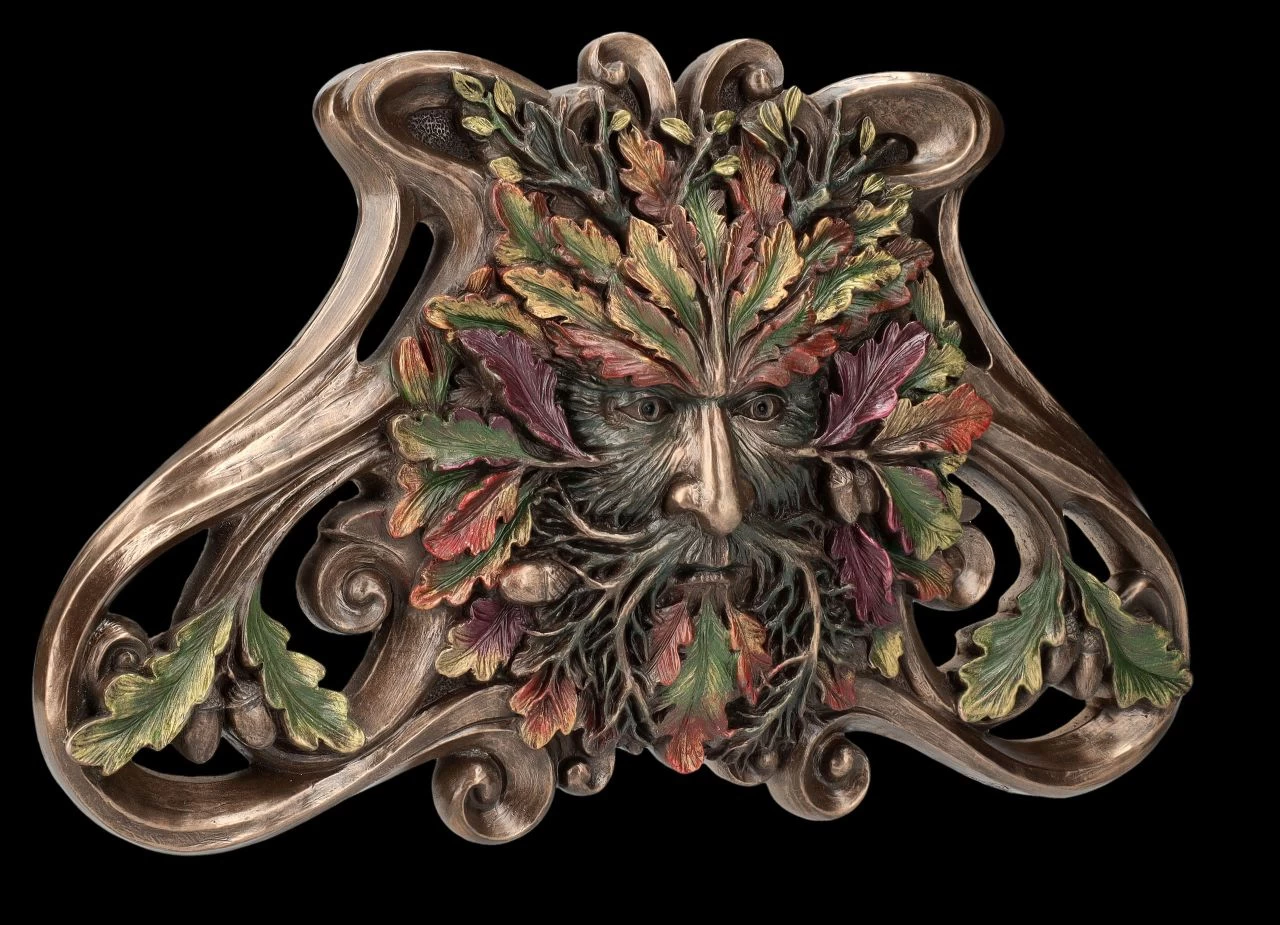 Wandrelief - Greenman Herbst 2 Wandrelief - Greenman Herbst – Bild 2