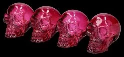 Totenkopf Figuren 4er Set - Bordeaux Durchsichtig 8 Totenkopf Figuren 4er Set - Bordeaux Durchsichtig -Modell Und Figurengeschäft 2D FS26516 Totenkopf Figur 4er Set Bordeaux durchsichtig 3 1280x1280