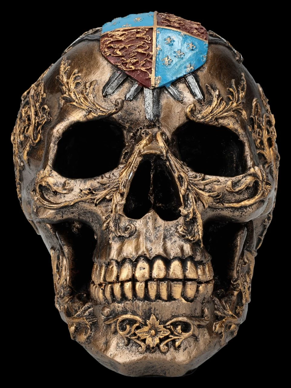 Totenkopf Figur - Ritter-Wappen 3 Totenkopf Figur - Ritter-Wappen – Bild 3