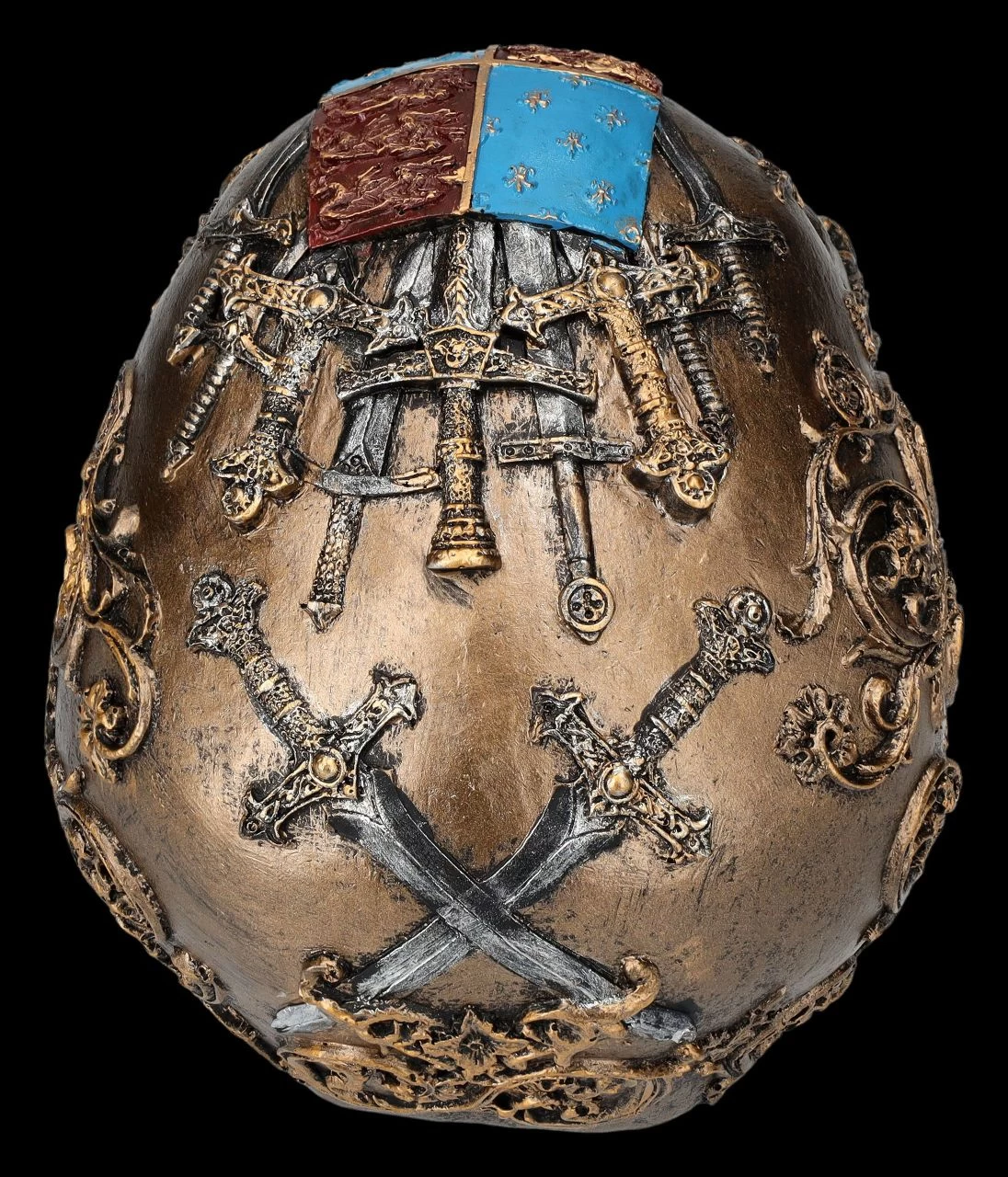 Totenkopf Figur - Ritter-Wappen 8 Totenkopf Figur - Ritter-Wappen – Bild 8