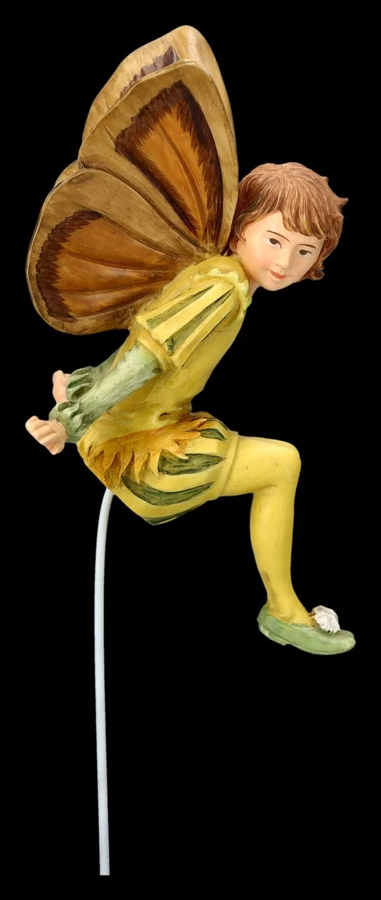 Elfen Figur Zum Stecken - Löwenzahn Fee 1 Elfen Figur Zum Stecken - Löwenzahn Fee