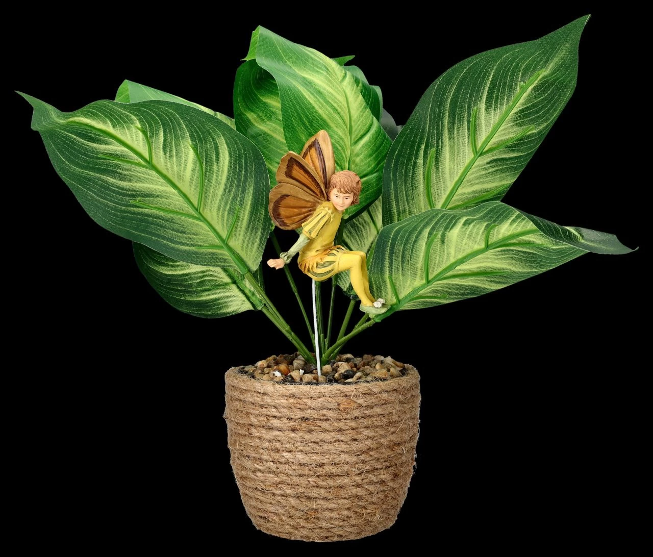 Elfen Figur Zum Stecken - Löwenzahn Fee 2 Elfen Figur Zum Stecken - Löwenzahn Fee – Bild 2