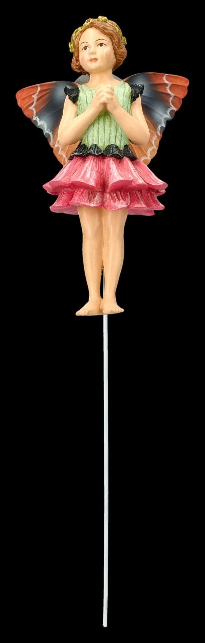 Elfen Figur Zum Stecken - Zinnien Fee 3 Elfen Figur Zum Stecken - Zinnien Fee – Bild 3