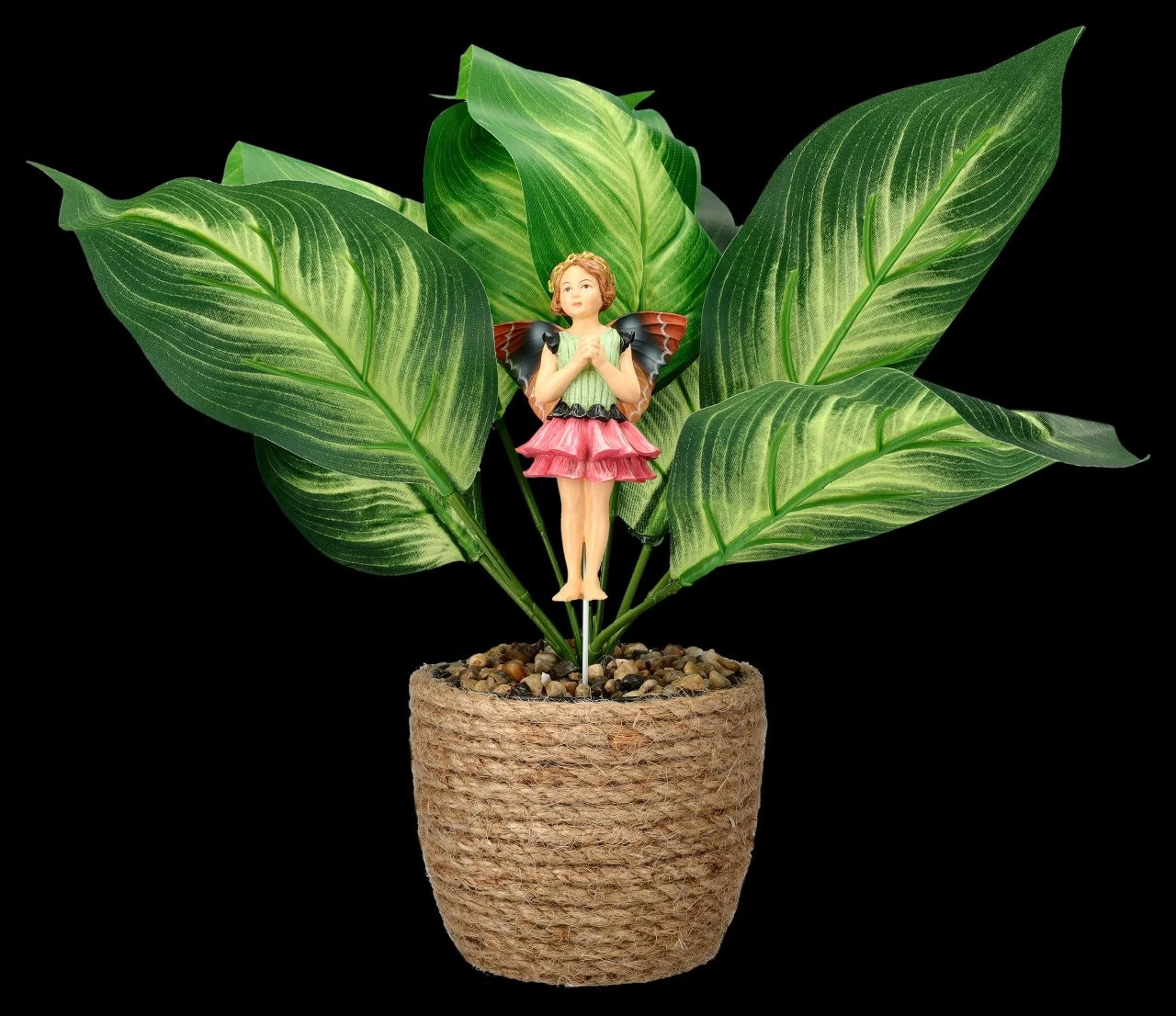 Elfen Figur Zum Stecken - Zinnien Fee 2 Elfen Figur Zum Stecken - Zinnien Fee – Bild 2