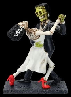 Skelett Figur - Frankensteins Monster & Braut Tanzend