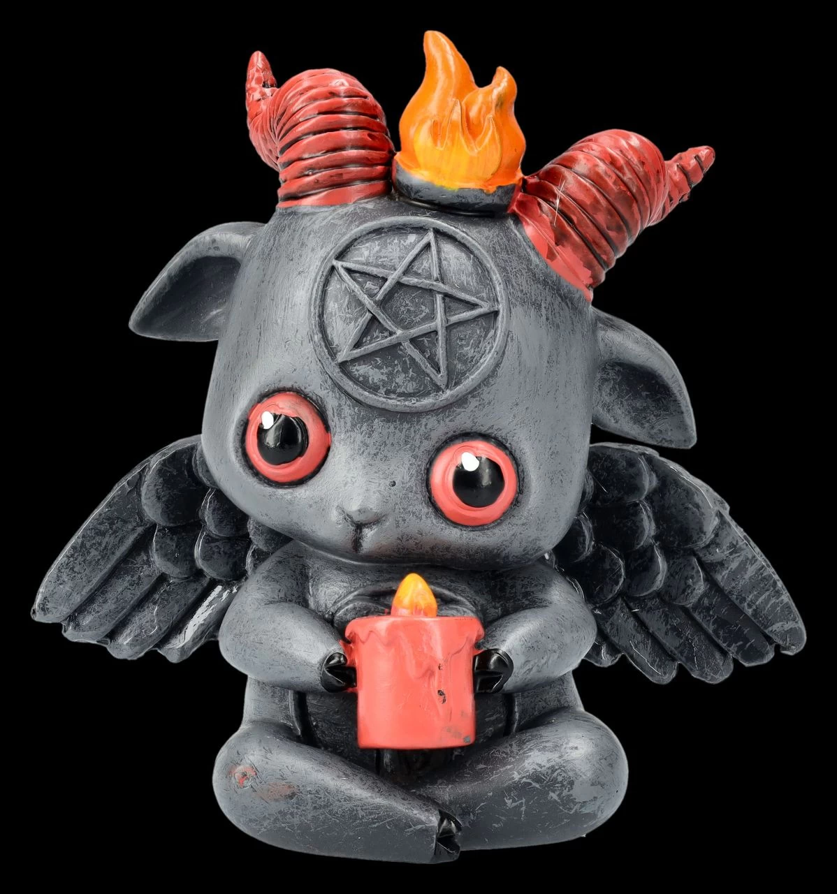 Baphomet Figur - Baphy Beim Ritual 1 Baphomet Figur - Baphy Beim Ritual
