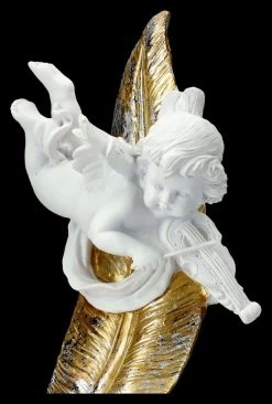Engel Figur - Putte Amor Vor Goldener Feder -Modell Und Figurengeschäft 2D FS26625 Engel Figur Putte Amor vor goldener Feder 2 1280x1280