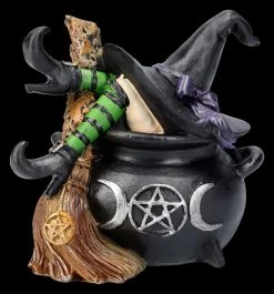 Hexenfigur In Kessel Gefallen