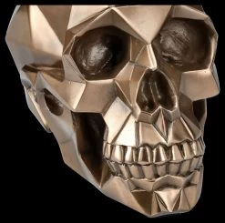 Totenkopf Figur Mit Polygonen Bronziert 13 Totenkopf Figur Mit Polygonen Bronziert -Modell Und Figurengeschäft 2D FS26683 Totenkopf Figur bronziert mit Polygonen 7 1280x1280