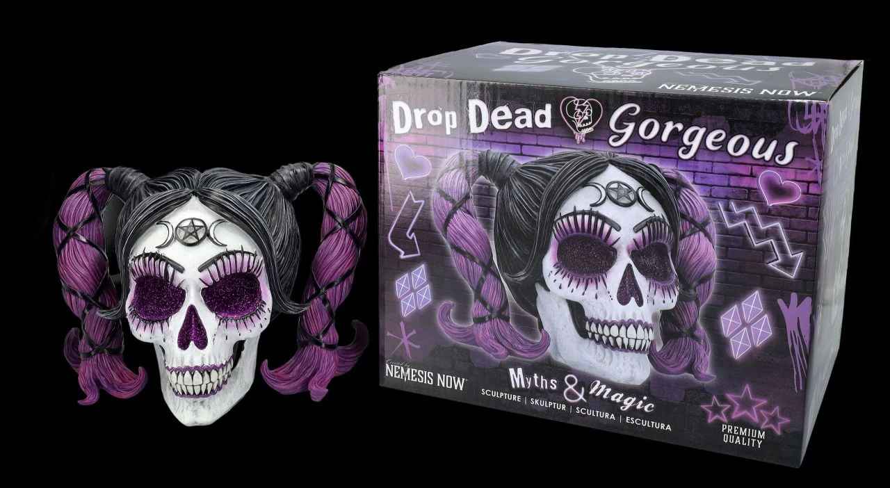 NEMESIS NOW Totenkopf Figur - Drop Dead Gorgeous - Myths And Magic 2 NEMESIS NOW Totenkopf Figur - Drop Dead Gorgeous - Myths And Magic – Bild 2