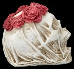 Totenkopf Mit Schleier Und Rosen - The Veil -Modell Und Figurengeschäft 2D FS26692 Totenkopf mit Schleier und Rosen The Veil 4 1280x1280