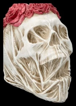 Totenkopf Mit Schleier Und Rosen - The Veil -Modell Und Figurengeschäft 2D FS26692 Totenkopf mit Schleier und Rosen The Veil 7 1280x1280