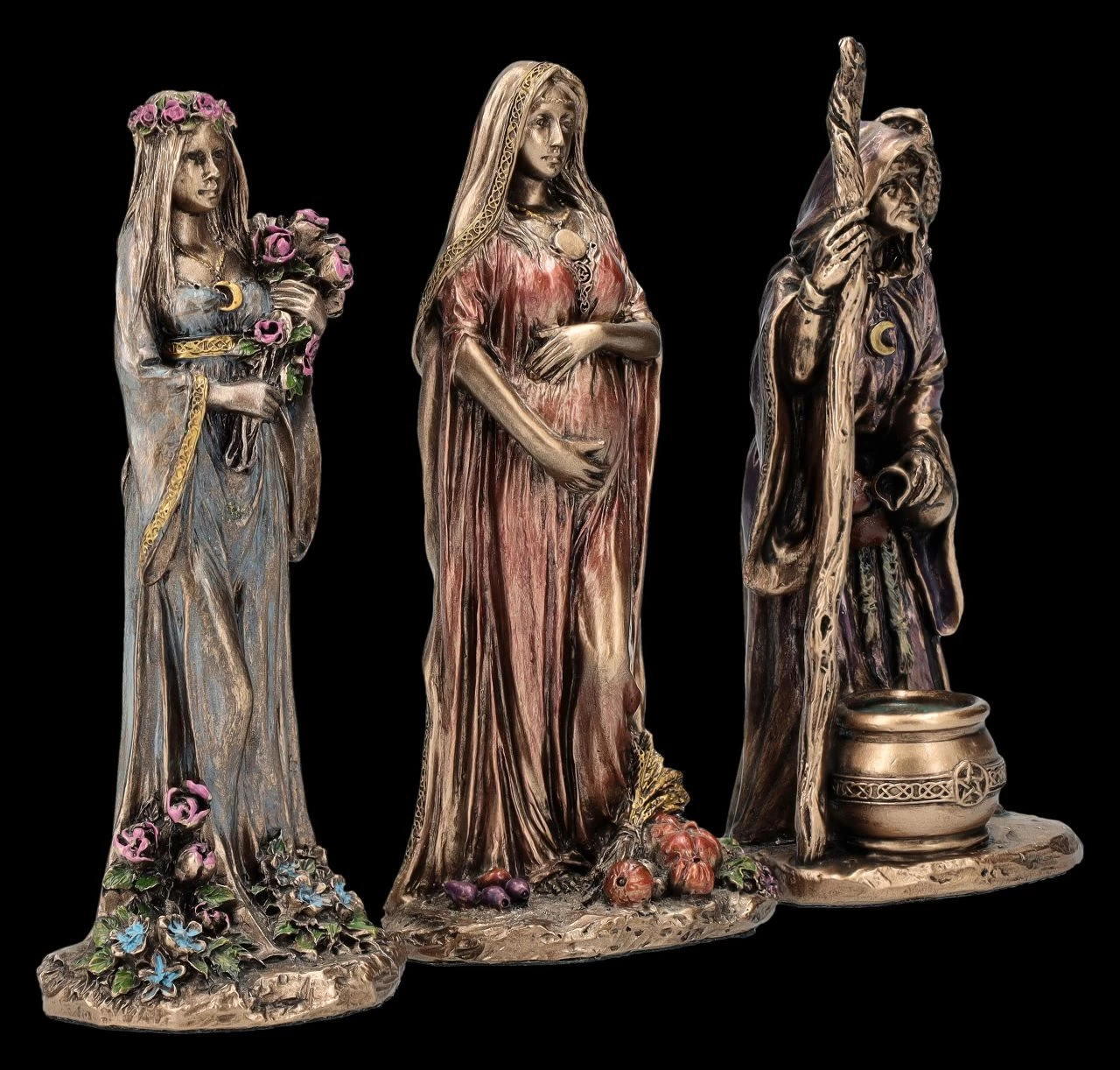 Dreifaltige Göttin Figuren - Jungfrau Mutter Altes Weib 2 Dreifaltige Göttin Figuren - Jungfrau Mutter Altes Weib – Bild 2