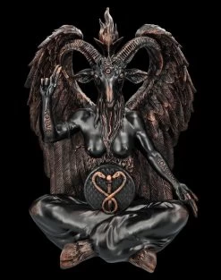 Baphomet Figur XXL - Kupferfarben