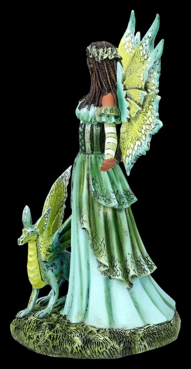Elfen Figur Mit Drache - Jewel Of The Forest By Amy Brown 3 Elfen Figur Mit Drache - Jewel Of The Forest By Amy Brown – Bild 3