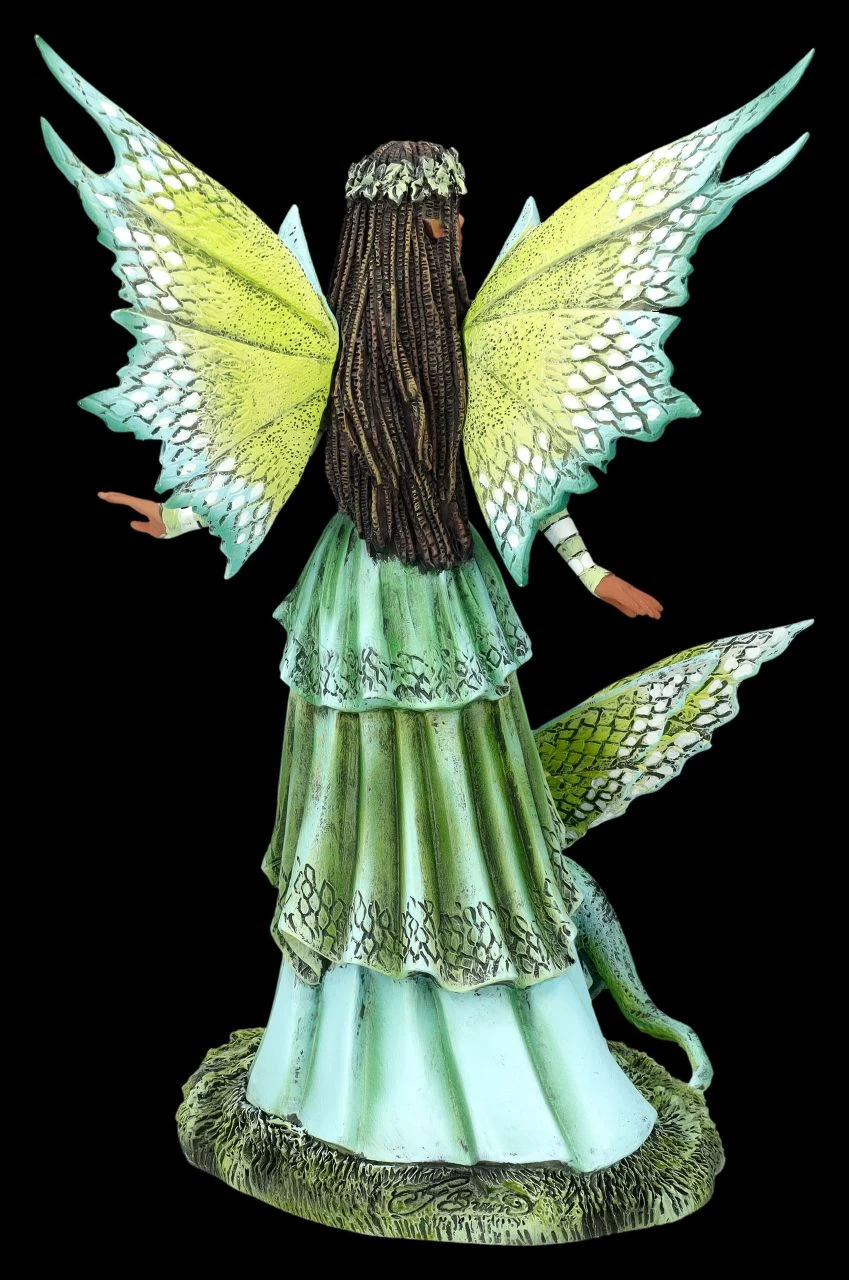 Elfen Figur Mit Drache - Jewel Of The Forest By Amy Brown 4 Elfen Figur Mit Drache - Jewel Of The Forest By Amy Brown – Bild 4