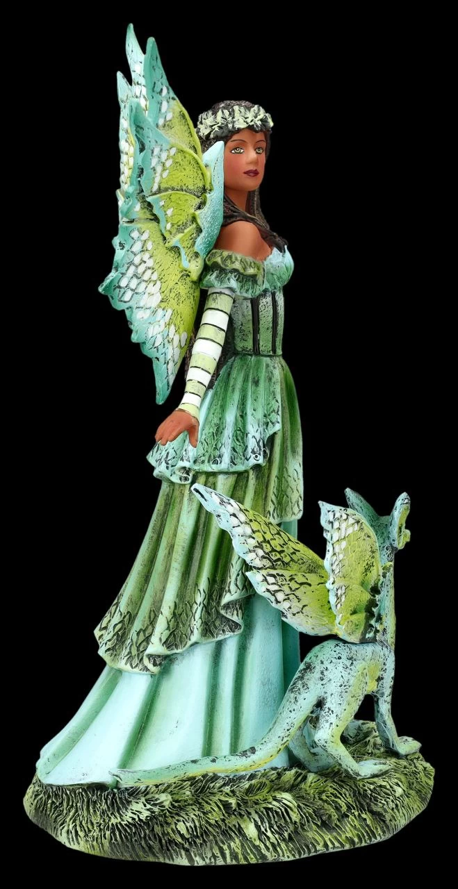 Elfen Figur Mit Drache - Jewel Of The Forest By Amy Brown 5 Elfen Figur Mit Drache - Jewel Of The Forest By Amy Brown – Bild 5