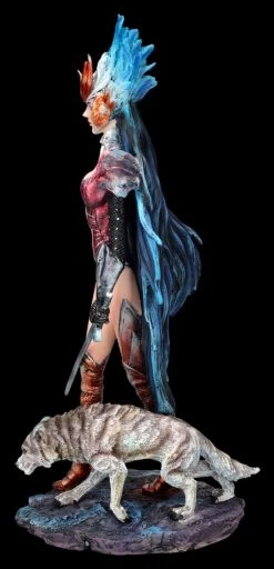 Kriegerin Figur Mit Wolf - Fire Of Ring By Ruth Thompson -Modell Und Figurengeschäft 2D FS26789 Kriegerin Figur mit Wolf Fire of Ring by Ruth Tompson 5 1280x1280