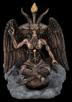 Baphomet Figur Mit Untersetzern -Modell Und Figurengeschäft 2D FS26801 Baphomet Figur mit Untersetzern 1 1280x1280