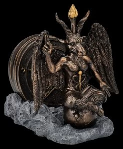 Baphomet Figur Mit Untersetzern