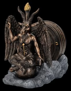 Baphomet Figur Mit Untersetzern -Modell Und Figurengeschäft 2D FS26801 Baphomet Figur mit Untersetzern 6 1280x1280