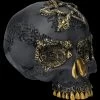 NEMESIS NOW Totenkopf Figur Schwarz-gold - Divine Demise