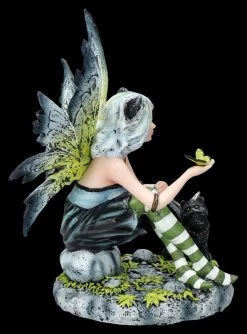 Elfen Figur Mit Schwarzer Elfen-Katze -Modell Und Figurengeschäft 2D FS26944 Elfenfigur mit schwwarzer Elfen Katze 4 1280x1280