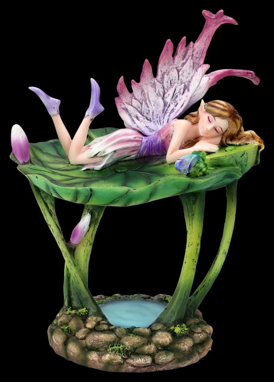 Elfen Figur - Dori Schläft Auf Lotus 1 Elfen Figur - Dori Schläft Auf Lotus