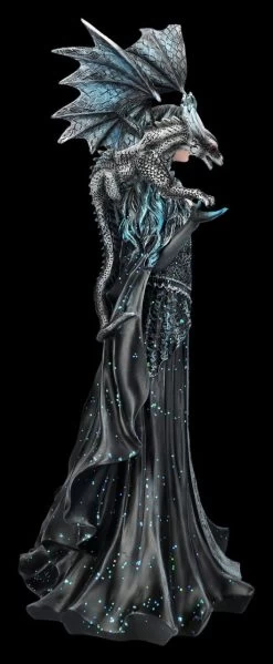 Magierin Figur Schwarz - Dark Queen Mit Drache 12 Magierin Figur Schwarz - Dark Queen Mit Drache -Modell Und Figurengeschäft 2D FS26959 Elfen Figur schwarz Dark Queen mit Drache 4 1280x1280
