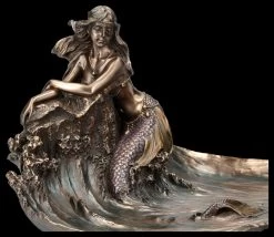 Schale - Meerjungfrau Lehnt An Fels -Modell Und Figurengeschäft 2D FS26982 Schale Meerjungfrau lehnt an Fels 7 1280x1280