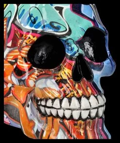 Totenkopf Figur - Graffiti -Modell Und Figurengeschäft 2D FS26988 Totenkopf Figur Graffiti 7 1280x1280